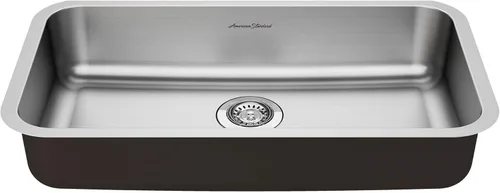 Miniatura 4 de American Standard 18SB6181600S.075 Portsmouth 18" x 16" ADA - Fregadero de cocina de acero inoxidable con cuenco individual