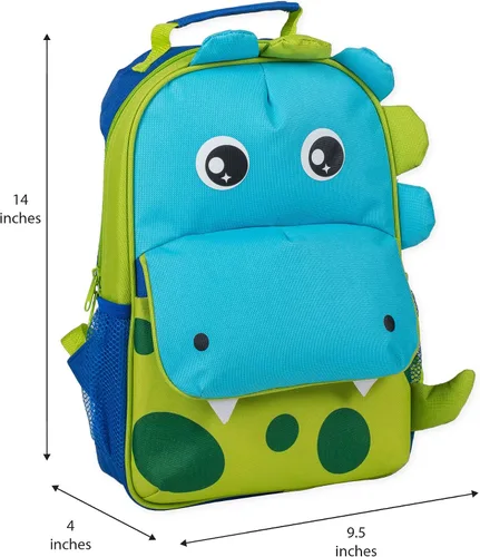 Miniatura 5 de Mochila preescolar preescolar resistente al agua con forma de animal dimensional forro polar verde con licencia oficial de star wars silent one crew