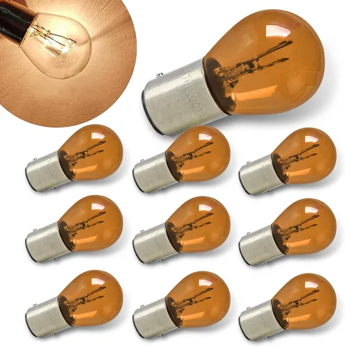 10 piezas de bombilla 1157, bombilla doble de luz de freno trasera alta y baja, bombillas P21/5W S25 2057 2357 7528 BAY15D, luces de estacionamiento