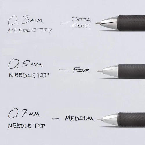 Miniatura 6 de PENBLN75C - Bolígrafos de tinta de gel líquido con punta de aguja Pentel EnerGel