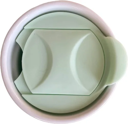 Miniatura 3 de MIE Tapa de repuesto para taza de café y taza de té – Competible con taza de viaje de cerámica Starbucks de 10 onzas, 12 onzas, 16 onzas, tapa Verde
