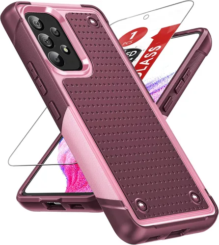 Miniatura 53 de LeYi Funda para Galaxy S21 FE-5G: Funda Samsung S21 FE con protector de pantalla, doble capa protectora de policarbonato duro y TPU suave Android