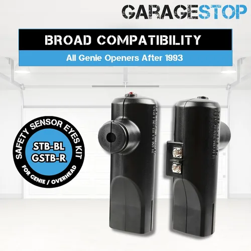Miniatura 5 de 1 para sensores de seguridad y vigas de seguridad Genie STB-B GSTB-R GSTB-BX 37220R, repuesto para sensores de puerta de garaje Genie, compatible One