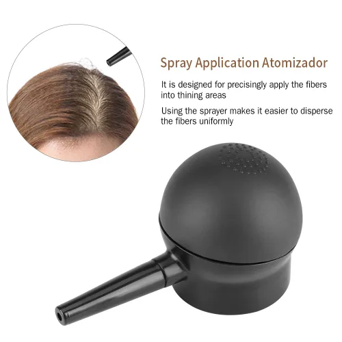 Miniatura 8 de Aplicador de fibra capilar, boquilla pulverizadora de fibra capilar, herramientas para engrosar el cabello, hombres y mujeres para boquilla
