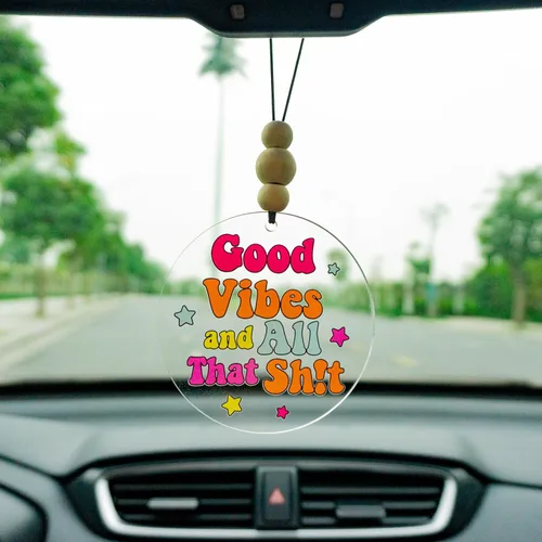 Miniatura 19 de Talataca Adorno plano 2D cristiano para automóvil y cuentas de madera, citas inspiradoras con cuentas, accesorios para espejo retrovisor, colgante 37