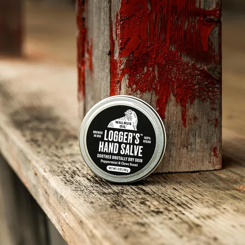 Miniatura 6 de Walrus Oil - Crema de bálsamo para manos de Logger, 2 onzas, 100% vegana, hecha con cera de oliva, mantequilla de kokum, aceite de coco y más. Aroma