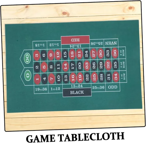 Miniatura 3 de Unomor Cómodo fieltro Poker Table Mat Poker Game Rug Desk Top Pad para póker y juegos de cartas