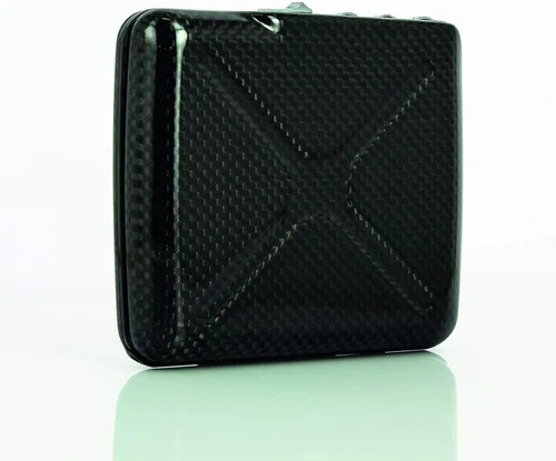Miniatura 7 de ÖGON -DESIGNS- The First Pocket Size Vault - Cartera de código de aluminio para tarjetas y billetes, con cerradura con un código de 3 dígitos