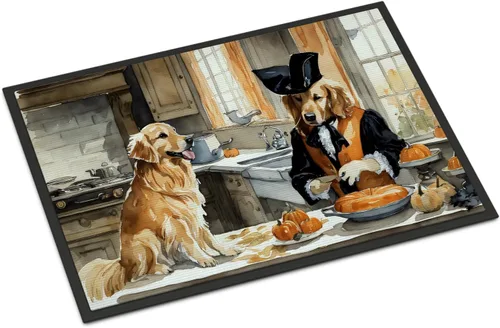 Miniatura 99 de Caroline's Treasures DAC1720MAT Affenpinscher - Tapete de otoño para cocina, con calabazas, 18 x 27 pulgadas, tapete para puerta delantera