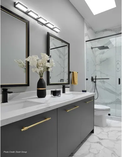 Miniatura 4 de Dainolite Ltd DAINVLD-215-5W-MB - Lámpara LED moderna contemporánea, cerca del techo, color negro
