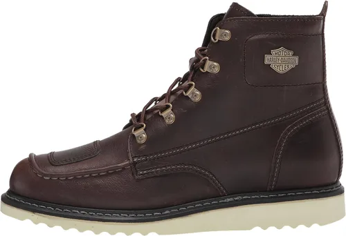 Miniatura 8 de HARLEY-DAVIDSON FOOTWEAR Botas de motocicleta Hagerman para hombre, Fossil Brown