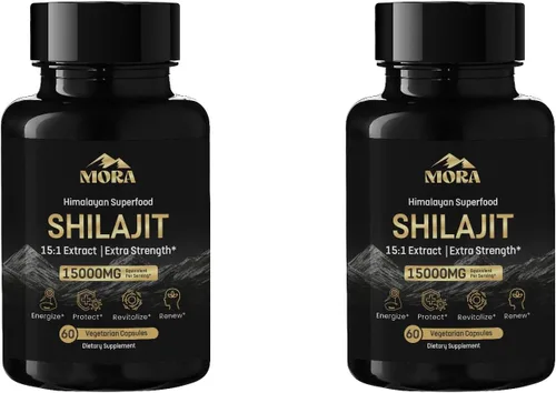 Miniatura 10 de WellBeingMora - Suplemento de resina Shilajit del Himalaya 75% más de ácido fúlvico y más de 85 minerales traza Resina de extracto de shilajit