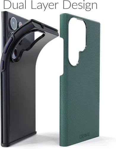 Miniatura 4 de Funda Crave para Samsung Galaxy S23 Ultra, Funda de Protección a Prueba de Golpes de Doble Capa para Samsung Galaxy S23 Ultra (17.27 cm) - Verde