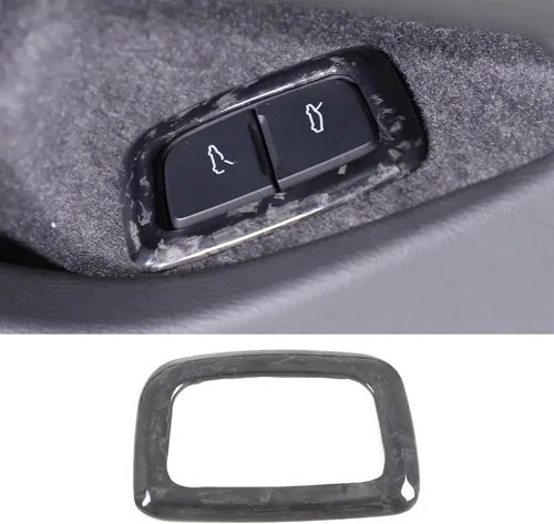 Miniatura 8 de Cubierta de botón de interruptor de maletero de fibra de carbono real compatible con Chevrolet Corvette C8 2020-2024, accesorios de marco de panel