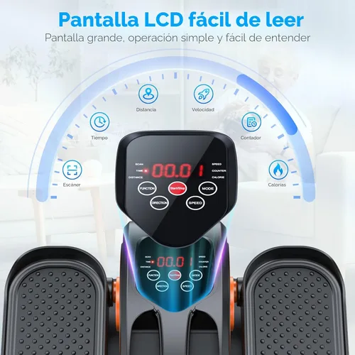Miniatura 4 de GUGTTR Under Desk Elliptical Machine, Electric Elliptical Leg Exerciser for Seniors Fully Assembled, Quiet & Portable Electric Seated Pedal