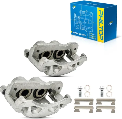 Miniatura 54 de PHILTOP Pinza de freno delantera compatible con S10 1982-2003, Sonoma 1991-2003, Camaro 1982-1992, El Camino 1978-1987, Monte Carlo 1978-1988