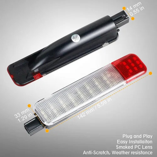 Miniatura 5 de NDRUSH - Luz interior LED para puerta, luz de cortesía de panel de puerta, luz de advertencia para Silverado/Sierra 1500 1999-2006, 3500/2500 HD