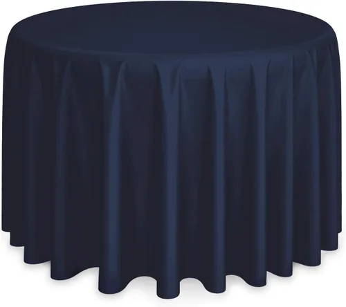 Miniatura 13 de Lann's Linens - 10 manteles redondos de tela de poliéster para bodas/banquetes/restaurantes (varios colores y tamaños)