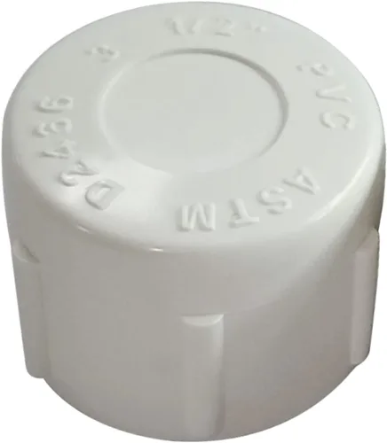 Miniatura 3 de Adaptador de tubo de PVC de 1/2 pulgada con tapón de rosca hembra, adaptador de tubo de acoplamiento, rosca NPT para tubería de alcantarillado
