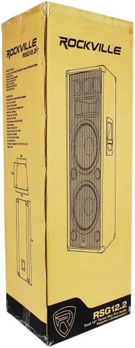 Miniatura 3 de Rockville RSG12.2 Altavoz PA pasivo de 3 vías dual de 12 pulgadas y 2000 W, 4 ohmios, tweeters piezoeléctricos, sonido de rango completo