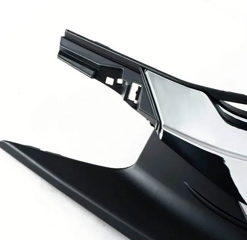 Miniatura 5 de PIT66 Rejilla delantera superior del parachoques en capó negro con cromo compatible con Honda Civic 10th Limousine 2016 2017 2018 parrilla para Civic