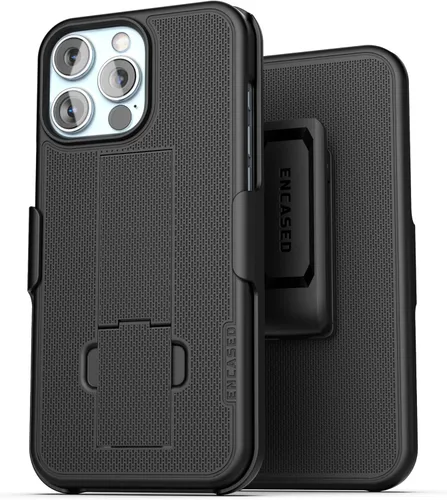 Miniatura 16 de Encased Funda para cinturón iPhone 11 con clip (Serie DuraClip) Funda ultradelgada con funda (Negro)