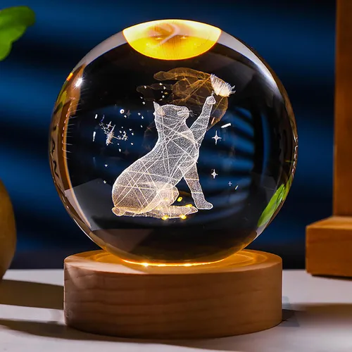 Miniatura 16 de Regalos de ajolote 3D para mujer, bola de cristal de 2.362 in, figuras de ajolote, decoración de animales de cristal, artículos de animales