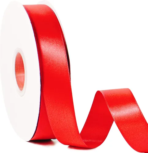 Miniatura 124 de Cinta de satén de color liso verde manzana de 1-1/2 pulgadas x 50 yardas, cinta de tela de poliéster de alta densidad de doble cara para envolver
