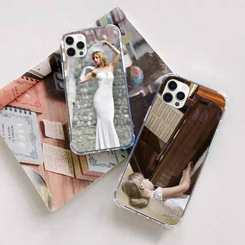 Miniatura 6 de LYLBFOF Funda de teléfono personalizada con imagen personalizada para iPhone 17, 16, 15, 14, 13, 12, 11 Air Pro Max Mini Plus, resistente a