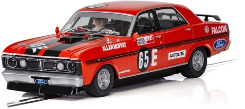 Scalextric Ford XY Falcon Bathurst 500 1971 1:32 Slot Coche de carreras C3928, rojo y negro
