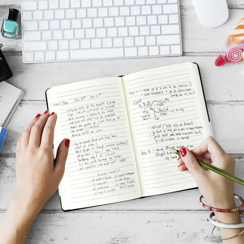 Miniatura 5 de Coopay Paquete de 6 cuadernos A5 a granel, 160 páginas, papel grueso de 3.53 oz/yd², 8.3 x 5.5 pulgadas, tapa dura con forro de cuero