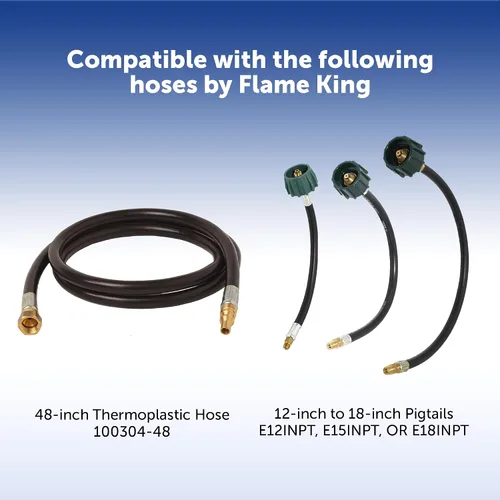 Miniatura 7 de Flame King (ACR-2) Regulador de gas propano LP de dos etapas, con cambio automático sin coletas para RVs, furgonetas, remolques