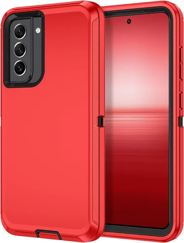 Miniatura 31 de I-HONVA para Samsung Galaxy S21 FE 5G, Funda Resistente a Golpes, Polvo y Caídas de 3 Capas, Protección Completa del Cuerpo