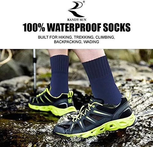 Miniatura 4 de RANDY SUN - Calcetines 100% impermeables, unisex, para practicar senderismo, caminar, correr, esquiar, etc