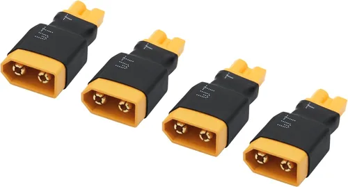 Miniatura 8 de 2 pares de adaptadores XT60 a XT30 macho hembra, XT30 a XT60 conector inalámbrico enchufe para RC FPV Drone Car Lipo NiMH cargador de batería ESC