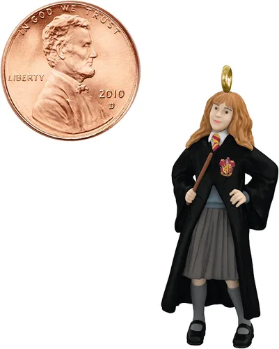 Miniatura 12 de Hallmark Keepsake Adornos de Navidad en miniatura 2023, Harry Potter Hermione, Hagrid y Snape Metal, mini juego de 3, regalos para los fanáticos