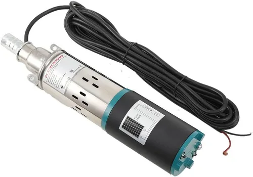 Miniatura 8 de Kit de bomba sumergible solar de 200 W, bomba de mano de pozo de agua profunda de 12 V CC, energía alternativa alimentada por energía solar con Negro