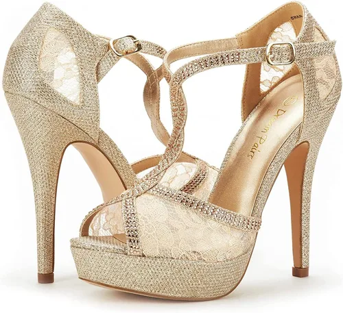 Miniatura 4 de DREAM PAIRS sandalias de tacón para mujer