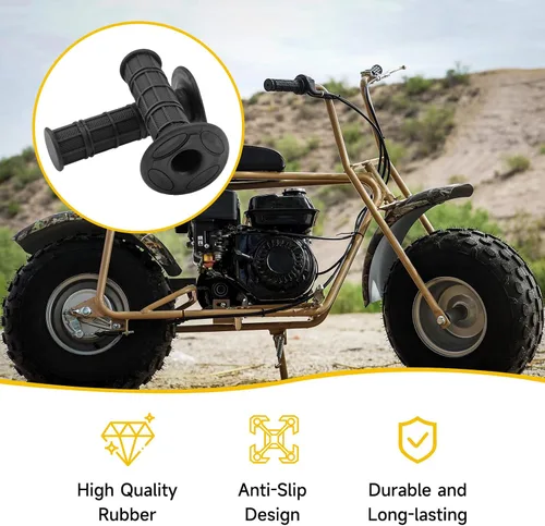Miniatura 6 de HIAORS Empuñaduras para manillar ATV compatibles con Arctic Cat 250 Polaris Sportsman Recon Forman 450 Big Red ATV 4 Wheeler Quad partes izquierda