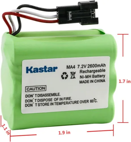 Miniatura 3 de Kastar Paquete de 1 batería Ni-MH de 7.2 V 2600 mAh de repuesto para Tivoli PAL iPAL Radio Audio MA-4 batería de repuesto, Tivoli PAL PAL PAL BT