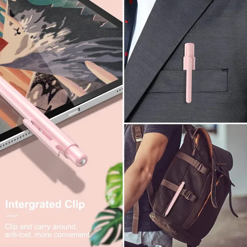 Miniatura 7 de Moko Funda protectora compatible con Apple Pencil Pro, Apple Pencil de 2ª generación, funda protectora retráctil para Apple Pencil con clip, funda