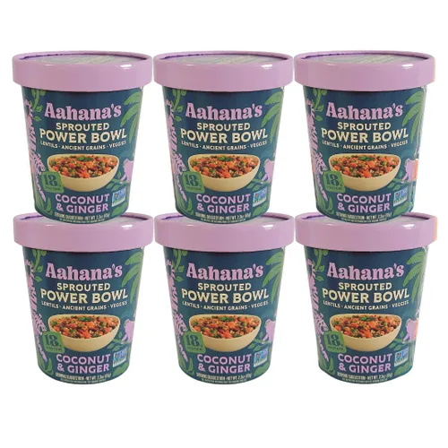 Miniatura 11 de Aahana's Bombay Masala - Cuenco de arroz y lentejas Kitchari, comidas veganas, sin gluten, Kosher, a base de plantas, comidas listas para comer