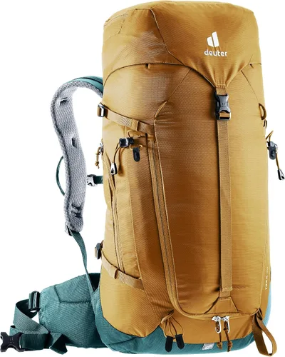 Miniatura 8 de Deuter Mochila Trail de 30L para ciclismo, senderismo y senderismo con ajuste estrecho, marco en U y transpirabilidad superior, almendra-profundo