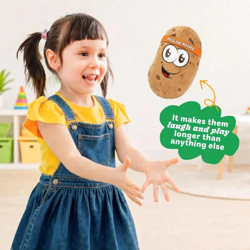 Miniatura 4 de Move2Play, Pass The Potato, hilarantemente salvaje y divertido juego activo Regalo para niños y niños pequeños Niños y niñas de 3, 4 a 8 años