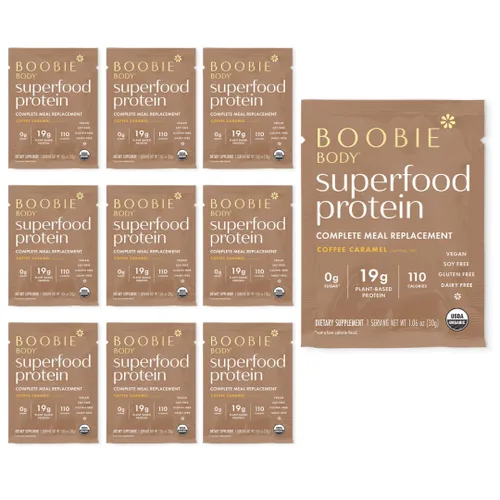 Miniatura 10 de Boobie Body Superfood Protein Batido para mamás, proteína en polvo para embarazo, apoyo a la lactancia para aumentar el suministro de leche