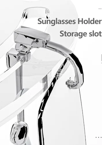 Miniatura 5 de Sunglasses Holder Stand 360 Rotating, Eyeglasses Display Rack,Eyewear room Tabletop Glasses Storage Organizer (Acrylic, Round)