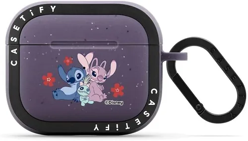 Miniatura 22 de CASETiFY AirPods Pro (1ª/2ª Gen) Estuche Bounce con Anillo [Colaboración Frozen] - Copo de Nieve de Anna - Taupe Mate