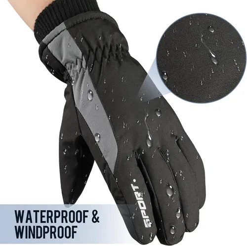 Miniatura 5 de Guantes de esquí Guantes de invierno impermeables y transpirables para clima frío, guantes de nieve para hombres y mujeres