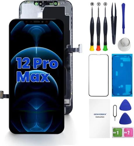 Miniatura 19 de Para iPhone 11 Pro Max Reemplazo de pantalla 6.5 3D Touch LCD Kit de reparación completo, Asamblea digitalizador con juego de herramientas