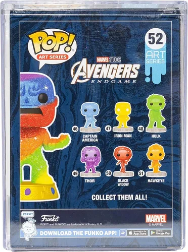 Miniatura 5 de Funko Marvel Infinity Saga Thanos Art Series Pop! Figura de vinilo con pop premium! Protector Entertainment Earth Exclusivo